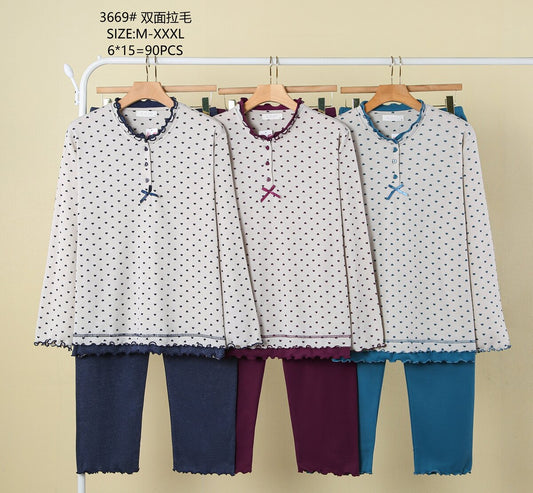 3669 Πιτζάμα Γυναικεία 女款睡衣