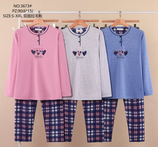 3673 Πιτζάμα Γυναικεία 女款睡衣