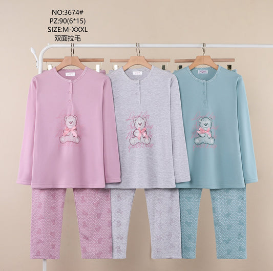 3674 Πιτζάμα Γυναικεία 女款睡衣