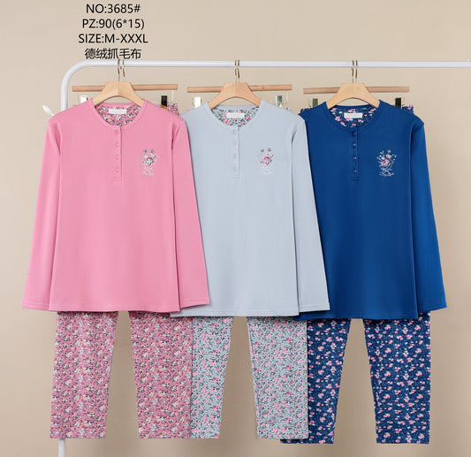 3685 Πιτζάμα Γυναικεία 女款睡衣