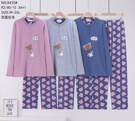 8435 Πιτζάμα Γυναικεία 女款睡衣