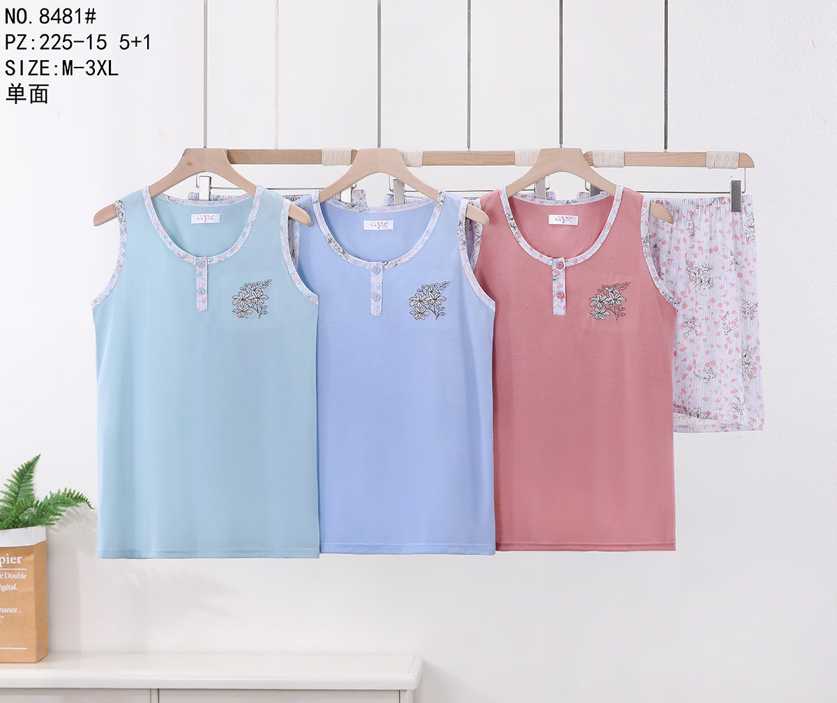 8481 Πιτζάμα Γυναικεία 女款睡衣