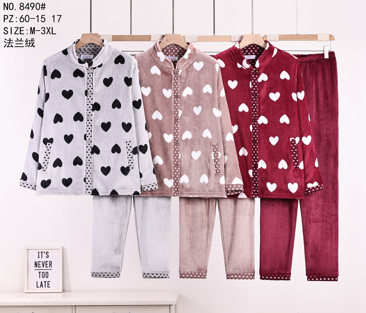 8490 Πιτζάμα Γυναικεία 女款睡衣