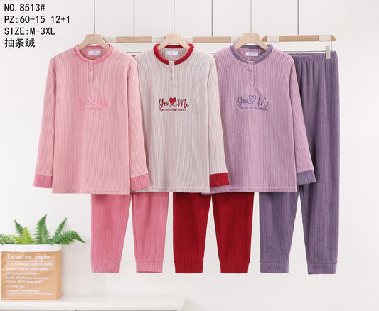 8513 Πιτζάμα Γυναικεία 女款睡衣