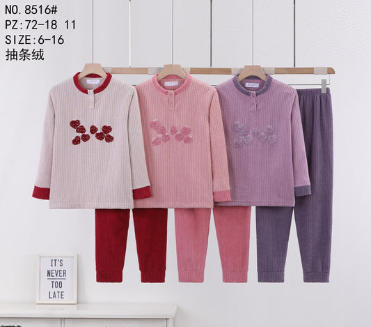 8516 Πιτζάμα παιδική 童款睡衣