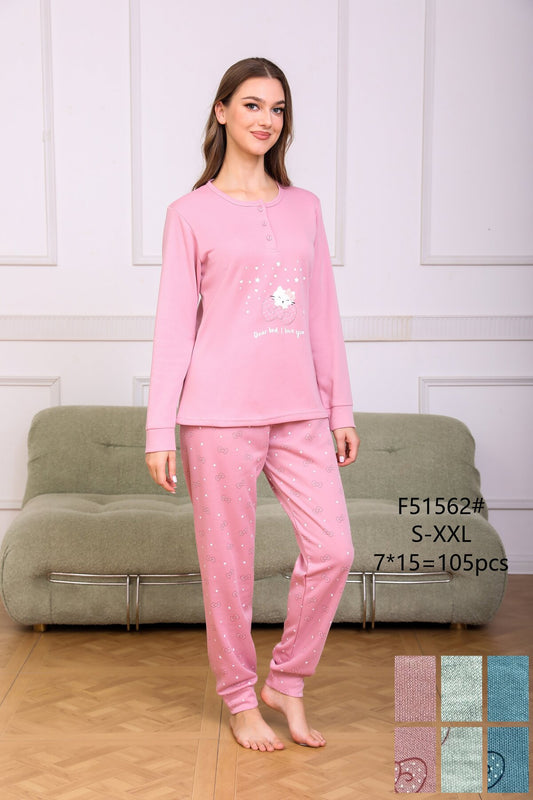 F51562 Πιτζάμα Γυναικεία 女款睡衣
