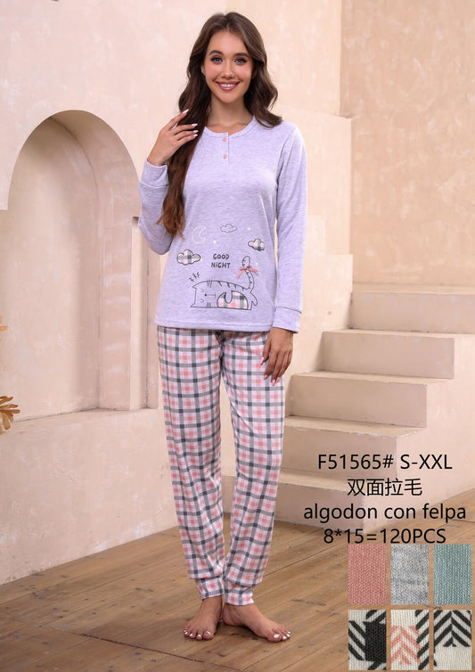F51565 Πιτζάμα Γυναικεία 女款睡衣