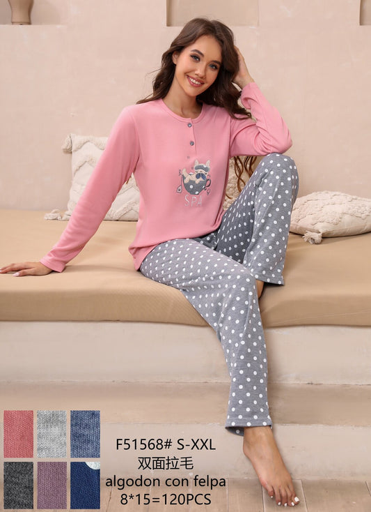 F51568 Πιτζάμα Γυναικεία 女款睡衣