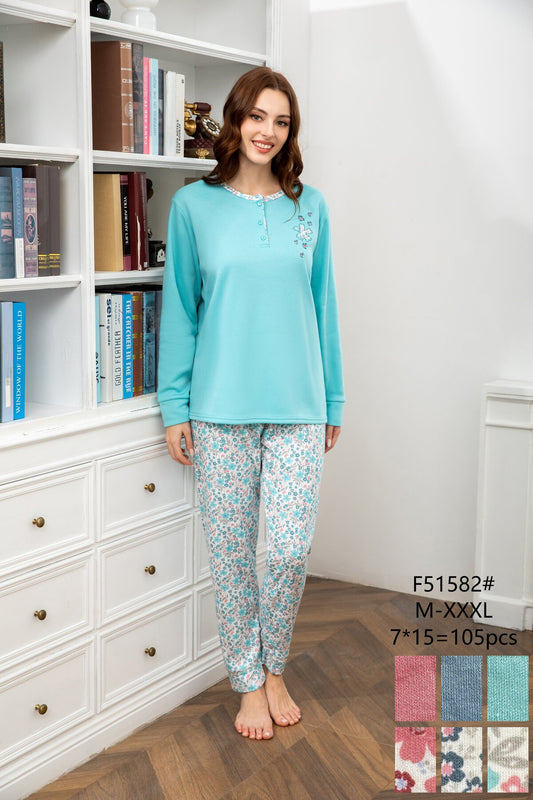 F51582 Πιτζάμα Γυναικεία 女款睡衣