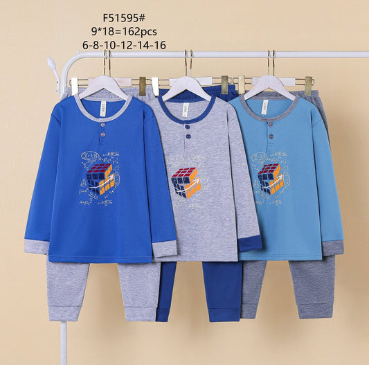 F51595 Πιτζάμα παιδική 童款睡衣