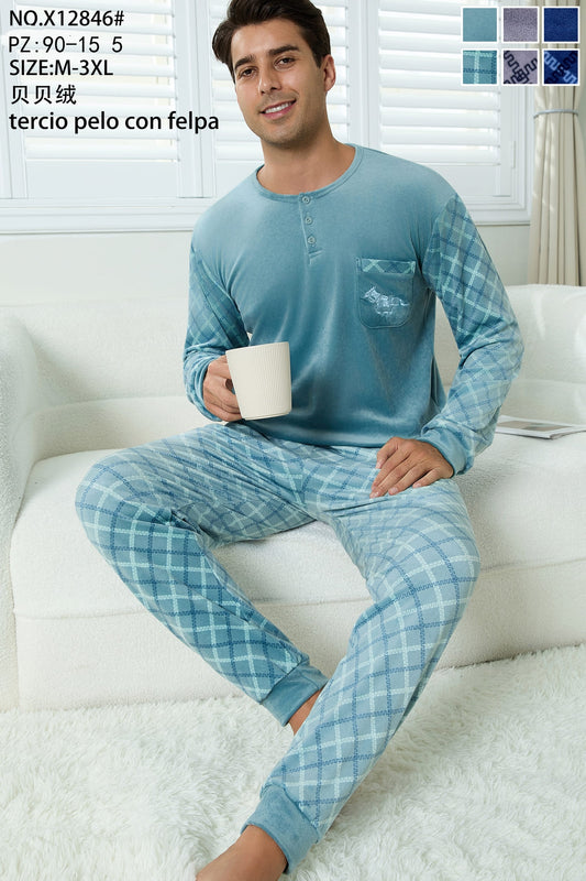 X12846 Πιτζάμα Ανδρική 男款睡衣