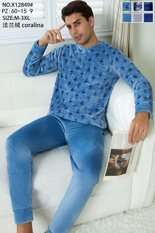 X12849 Πιτζάμα Ανδρική 男款睡衣