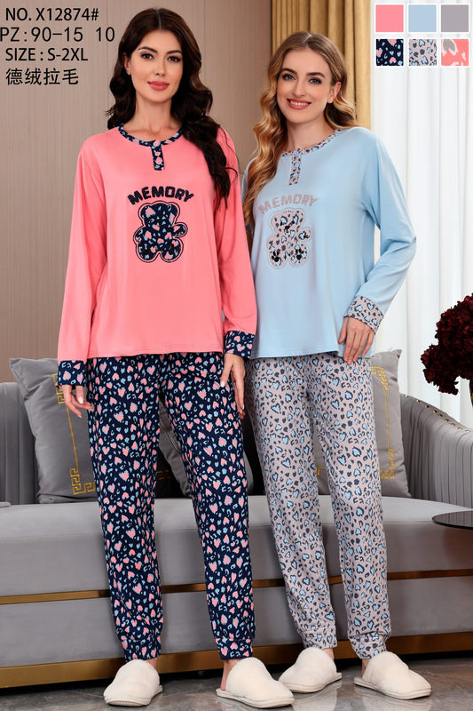 X12874 Πιτζάμα Γυναικεία 女款睡衣