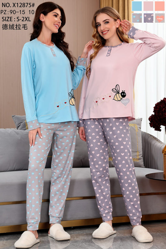 X12875 Πιτζάμα Γυναικεία 女款睡衣