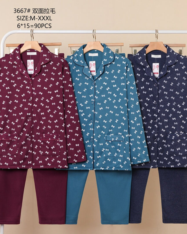 3667 Women’s Pajama Set Flannel