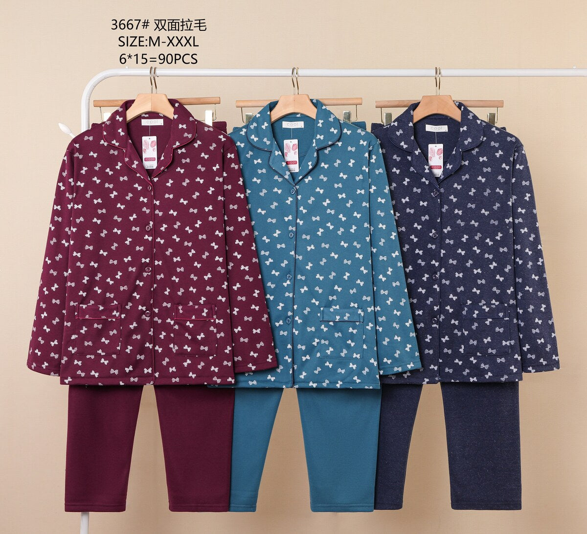 3667 Πιτζάμα Γυναικεία 女款睡衣