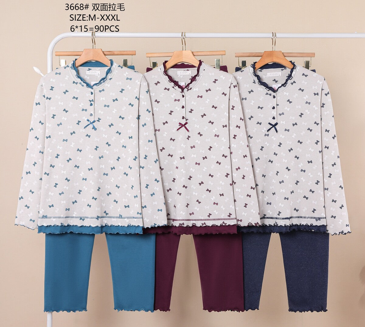 3668 Πιτζάμα Γυναικεία 女款睡衣