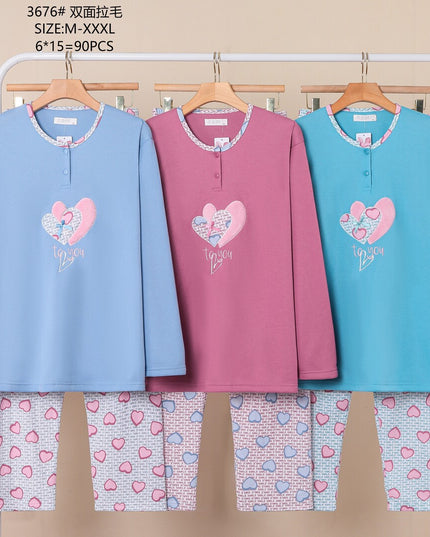 3676 Women’s Pajama Set Flannel