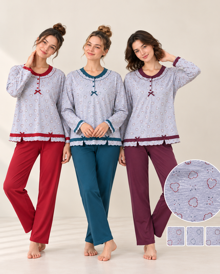 3733 Women’s Pajama Set Flannel