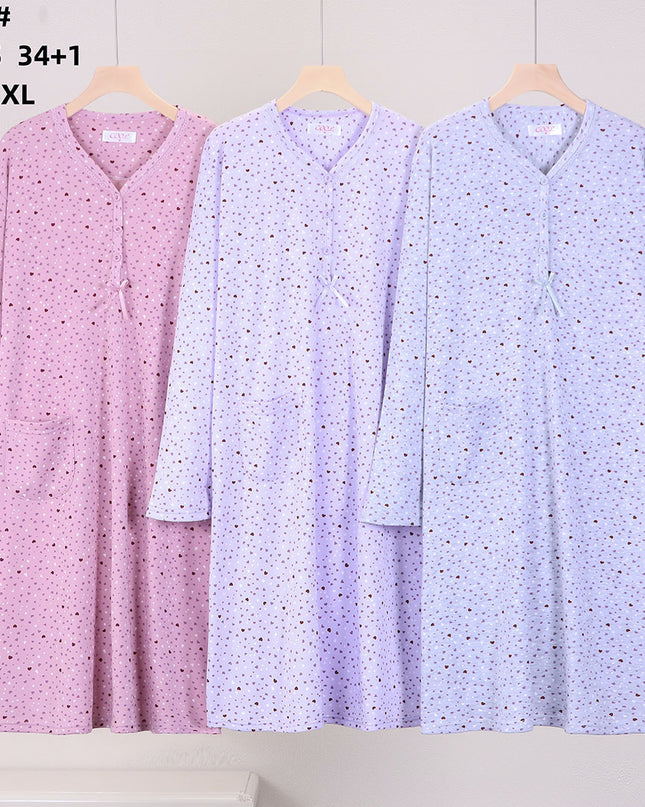 8324 Women’s Nightdress Flannel