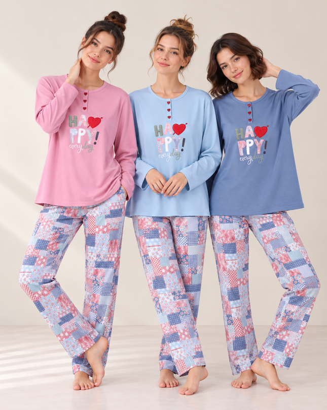 8429 Women’s Pajama Set Flannel