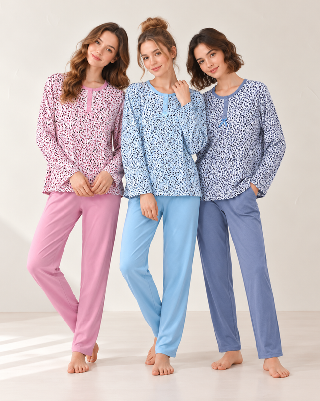 8465 Women’s Pajama Set Flannel