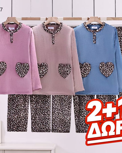 8492 Pajama Set Plush Plush