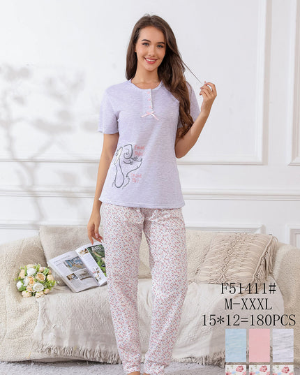 F51411 Πιτζάμα Γυναικεία