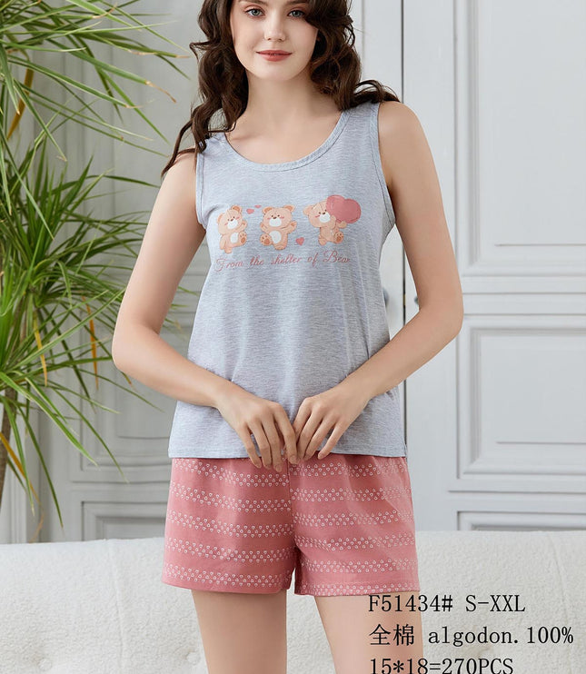 F51434 Πιτζάμα Γυναικεία