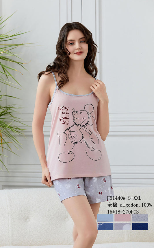 F51440 Πιτζάμα Γυναικεία 女款睡衣