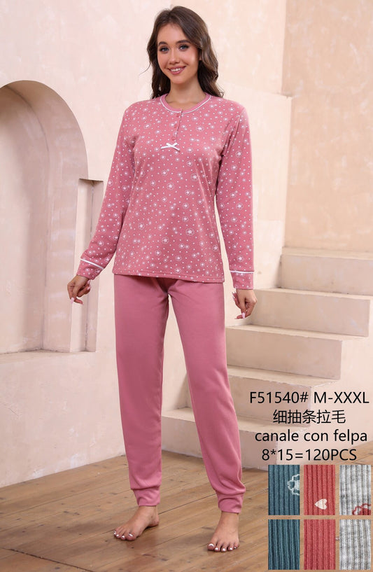 F51540 Πιτζάμα Γυναικεία 女款睡衣