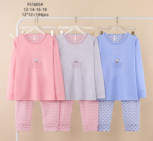 F51605 Πιτζάμα παιδική 童款睡衣